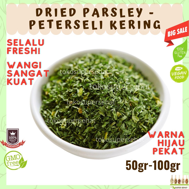 

DRIED PARSLEY 100gr / Peterseli kering 100gr / Daun Parsley kering 100gr / Parsley Dried 100gr