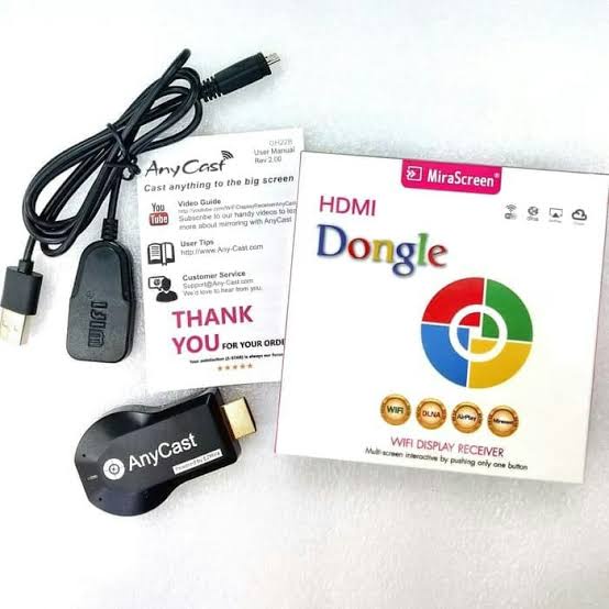 COD ✅ DONGLE HDMI ANYCAST ALAT PENYAMBUNG HP KE TV HDMI DONGLE ANY CAST ANYCASH WIFI MIRACAST TV  Chromecast Miracast USB Wireless Wifi Receiver Penampil layar smartphone