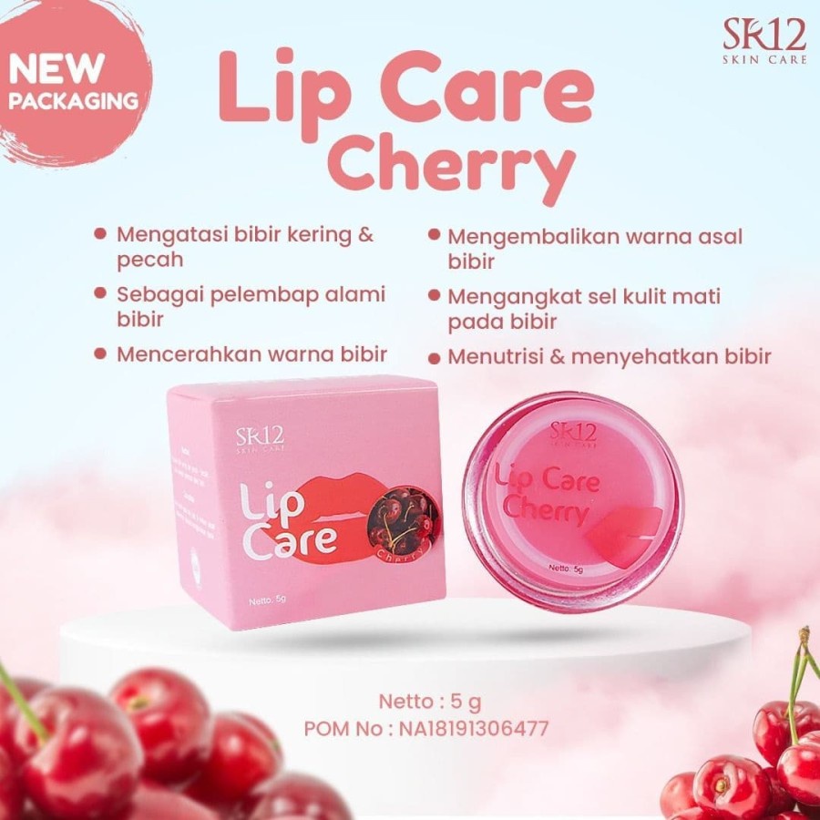 Lip Care sr12 Lipcare Pelembab Pencerah Bibir Hitam Kering Balm Original sr 12 Official Agen Resmi