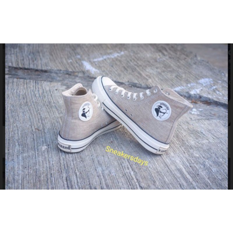 WARRIOR HELIOS HIGH CREAM/sepatu warrior/sepatu warrior original 100%√