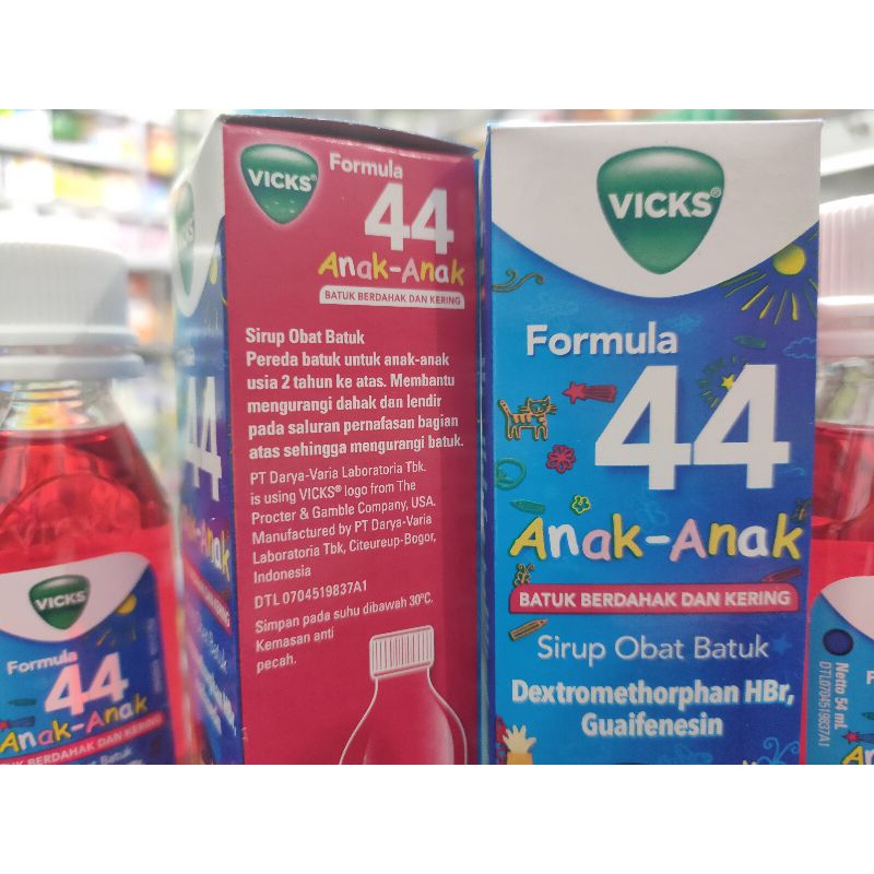 VICK FORMULA 44 SIRUP ANAK ANAK 27 ML VICKS