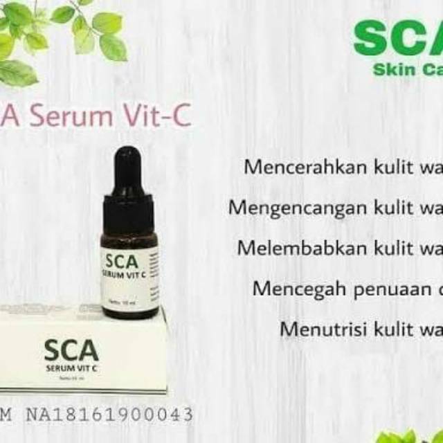 SCA SERUM VIT C SCA 10 ml/SERUM/SCA/Pencerah