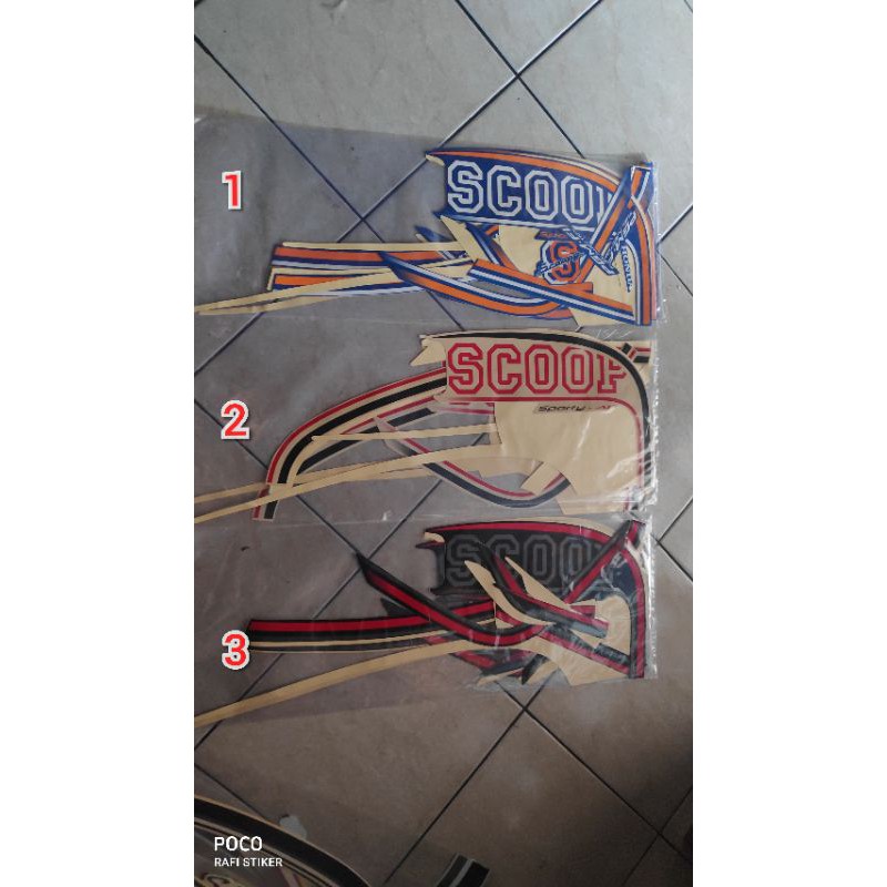 striping scoopy 2017