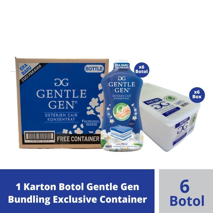 Promo 1 Karton Botol Gentle Gen Bundling Exclusive Container Murah
