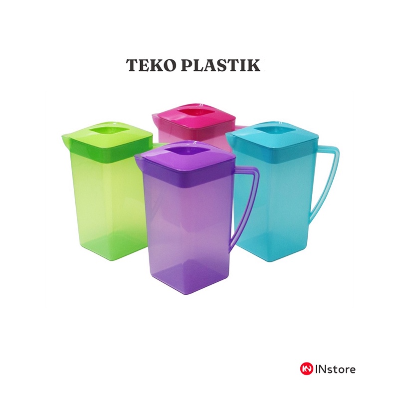 Teko Plastik Warna Cerah Kapasitas 1.5 L