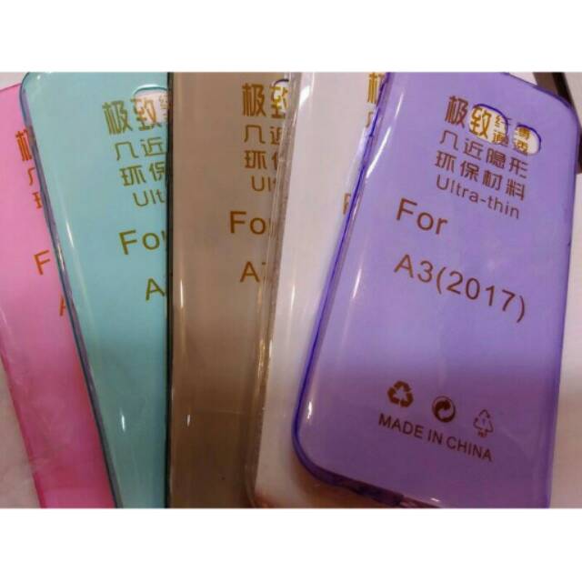 Case Ultrathin For Samsung A3 2017 / Softcase Jelly Samsung A3 2017