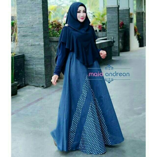 GAMIS SYARI ALISHA DOTIE by MAIA ANDREAN