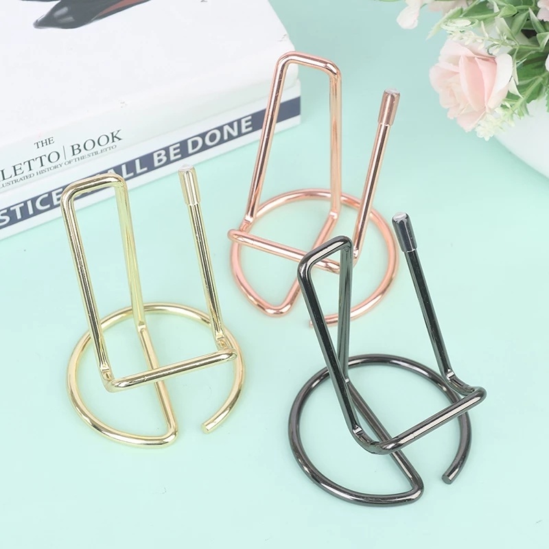 Stand Holder Hp Universal Portable Bahan Besi Tempa Untuk Meja Kantor