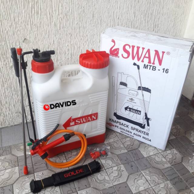 Swan alat semprot semprotan air disinfektan hama tanaman hand sprayer 16 liter