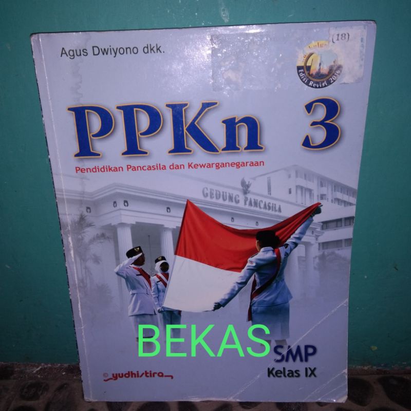 Jual Ppkn Pendidikan Pancasila Dan Kewarganegaraan Kelas 9 Ix 3 Smp