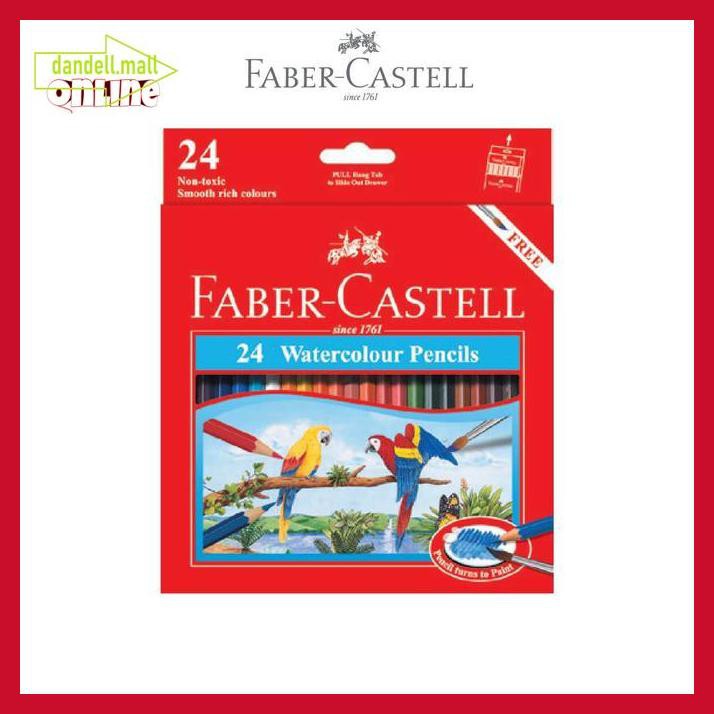 

U8Tyrt67- Faber-Castell Watercolour Pencil Set 24L E3Yrf797-