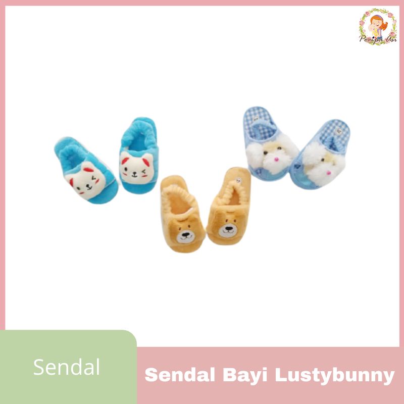 Sepatu dan Sendal Lusty Bunny Anti Slip Perlengkapan Pakaian Bayi Baby Fashion By Mallpompaasi