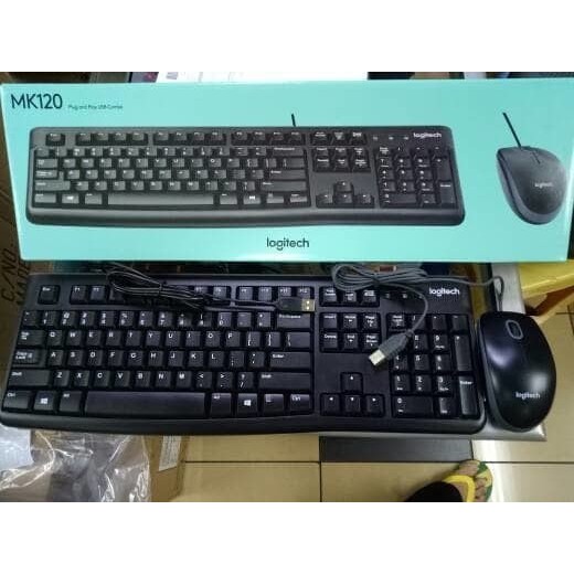 Logitech MK120 Combo Keyboard USB + Mouse USB