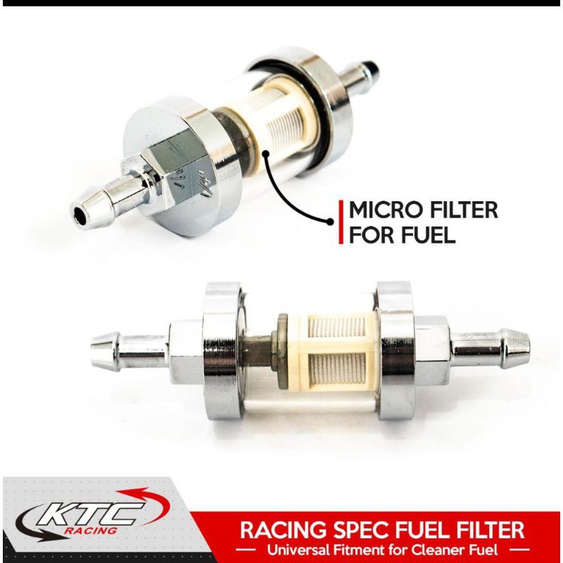 FILTER BENSIN KACA KTC RACING ORIGINAL