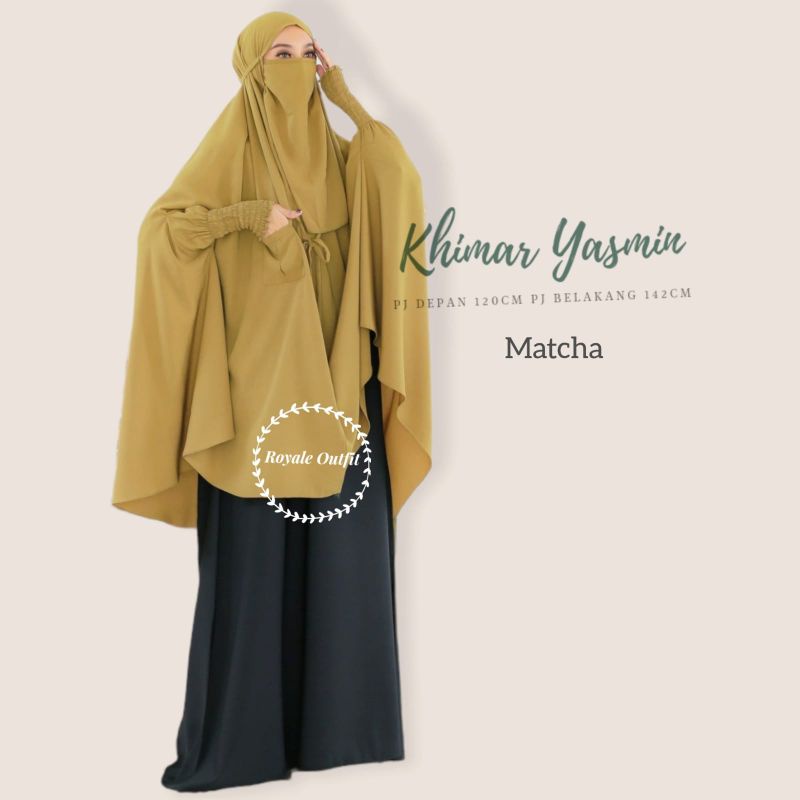 YASMIN KHIMAR|KHIMAR OVERHEAD|FREE CADAR TALI|ORI ROYALE