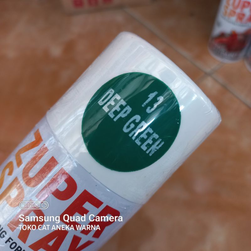cat semprot 150cc deep green hijau tua zuper spray produk dari rj london spray paint pilox pilok