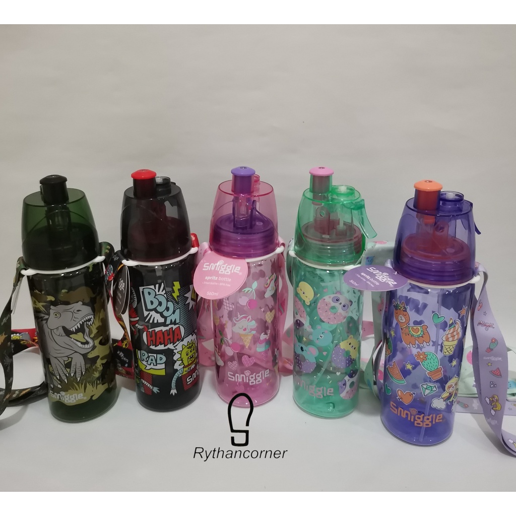 BOTOL MINUM WATERBOTTLE SMIGGLE SPRITZ SPRAY 560ml