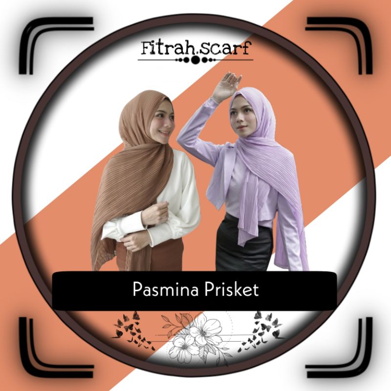 pasmina plisket ceruty / plisket pashmina ceruty tanpa belah