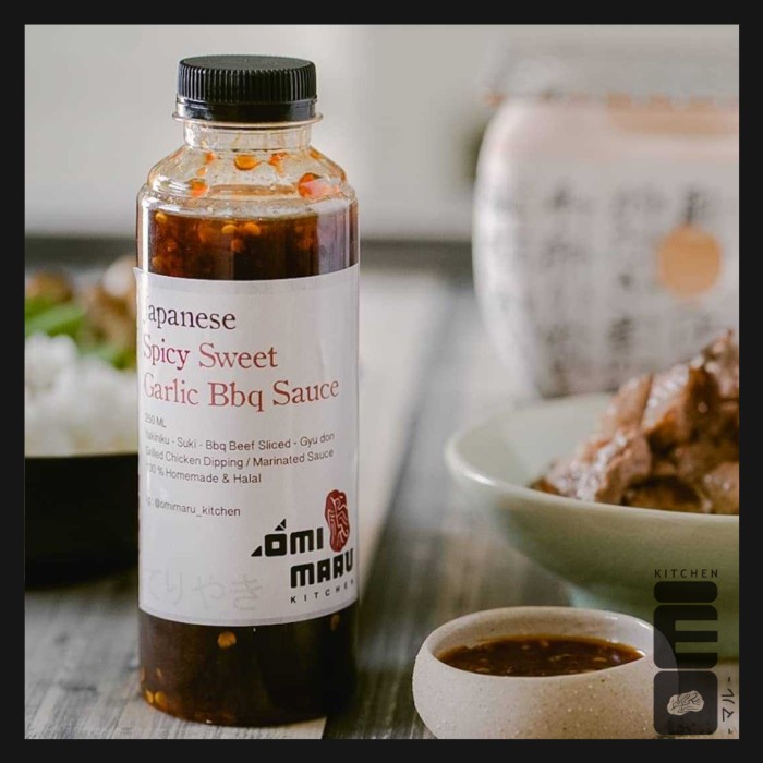 

SAUS-DRESSING- SPICY SWEET GARLIC BBQ SAUCE / SAMBAL BAWANG PEDAS MANIS 250 ML -SAUS-DRESSING.