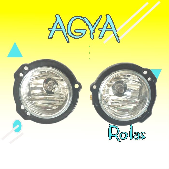 foglamp agya fog lamp 2013 2014 2015 2016 2017 2018 2019 2020 lampu kabut bumper bemper kaca