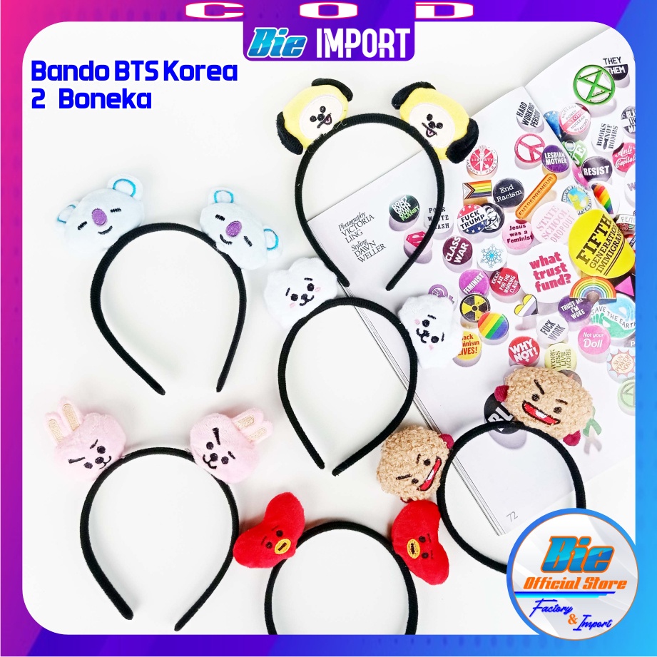 Bando BTS Korea Impor / Bandana BTS Best Seller