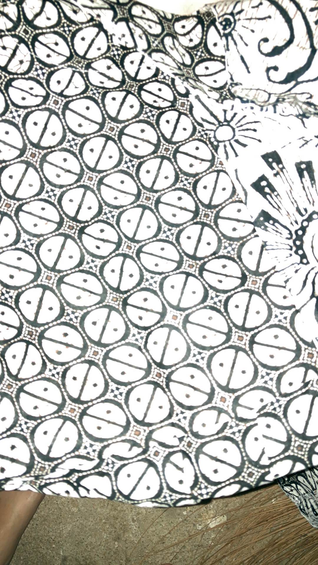 Tey-17 Batik Wanita Asj Sa Hrb026 Kenongo Kemeja Tosca Pendek