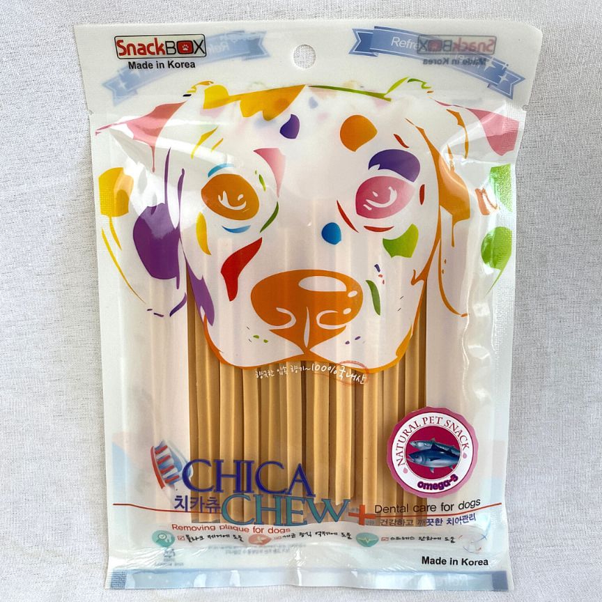 

CHICA Snack Dental Chew Removing Tartar Gum OMEGA3 120g