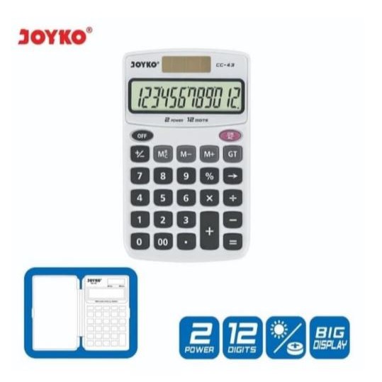 

Kalkulator Joyko CC-43 12 Digit