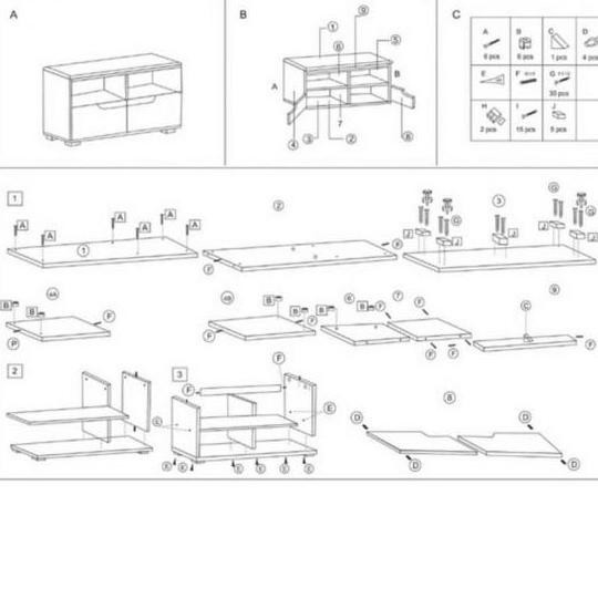 Jtr Meja Tv Minimalis 80Cm 2 Pintu Murah Kuat Awet Berkualitas Manikawelashop