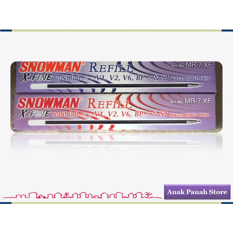 

Isi Pen Merk Snowman Type V1 & V2 ( isi 12 pcs )