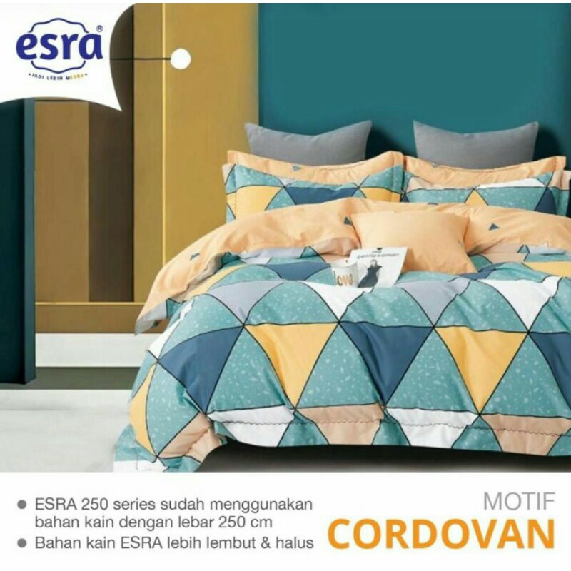 Bedcover set terbaru uk double 180x200x25/Betkaper fullset katun asli Cvc premium bolak balik