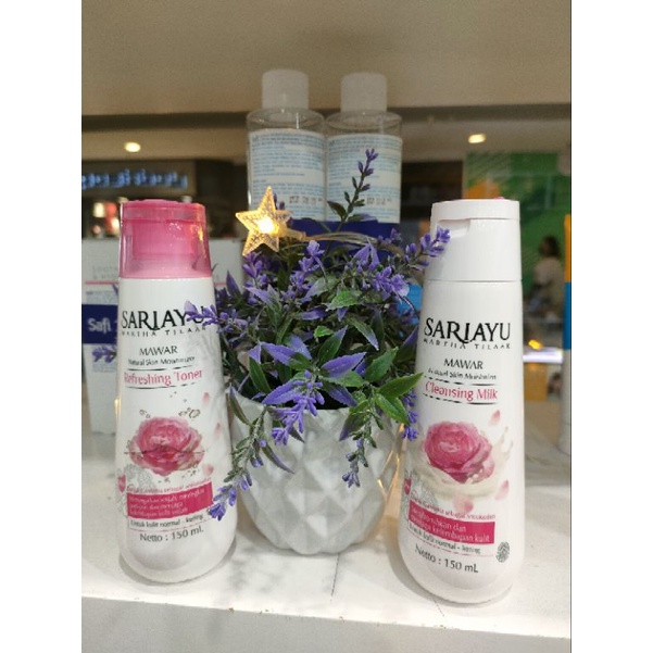 cleansing milk mawar dan refreshing toner mawar