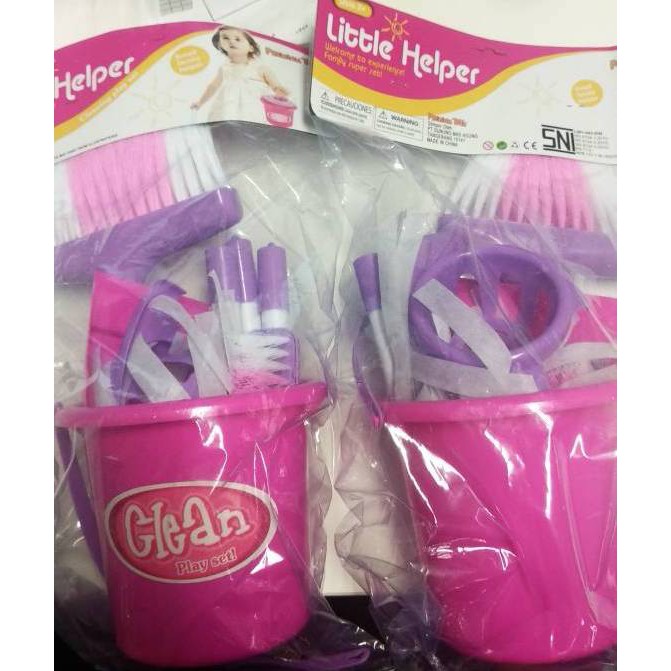 Sapu Sapuan Mainan Anak Perempuan Little Helper Cleaning Set Grosir Murah