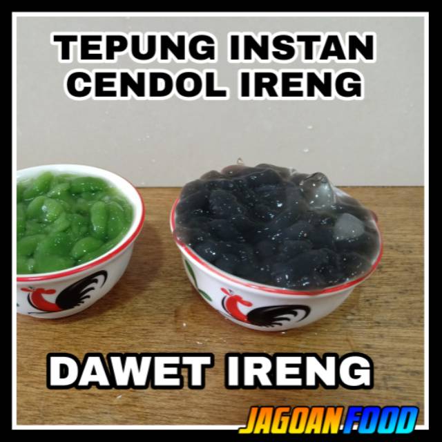 TEPUNG PREMIX DAWET IRENG CENDOL HITAM TEPUNG INSTAN