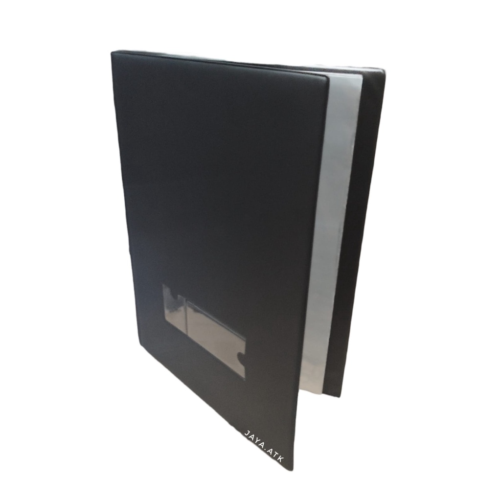 

MAP PLASTIK DOKUMEN CLEAR HOLDER FOLIO F4 20 LBR IJAZAH COVER KULIT HITAM TEBAL BAGUS TOYO FL-20