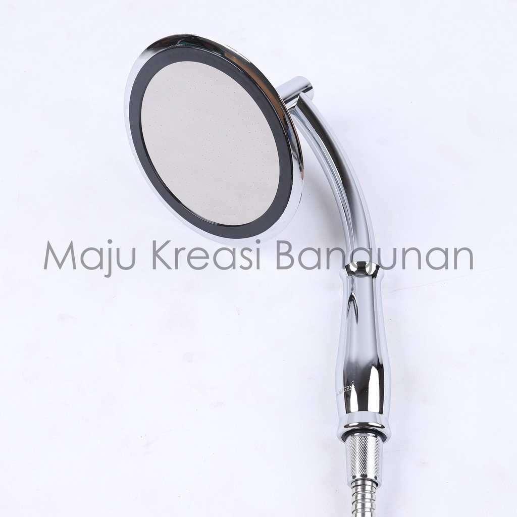 Hand Shower SOLIGEN A500 PVC ABS Chrome Kamar Mandi Tipe A 500 Kepala Toilet Selang Fleksibel Flexible