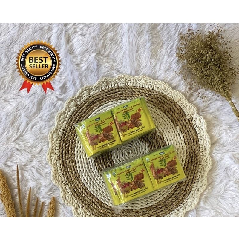 

❣️Ghaniyyah❣️ Jamu 3 in 1 / Jamu flu tulang asam urat (KUNING)