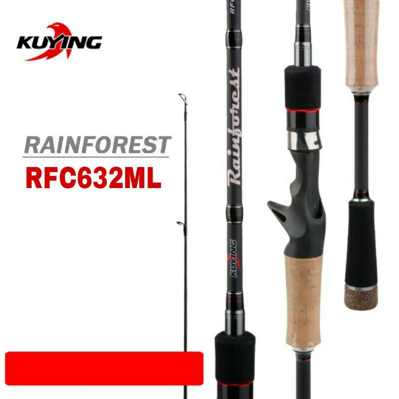 Rod Casting Kuying Rainforest RFC632ML 14lb pack pvc