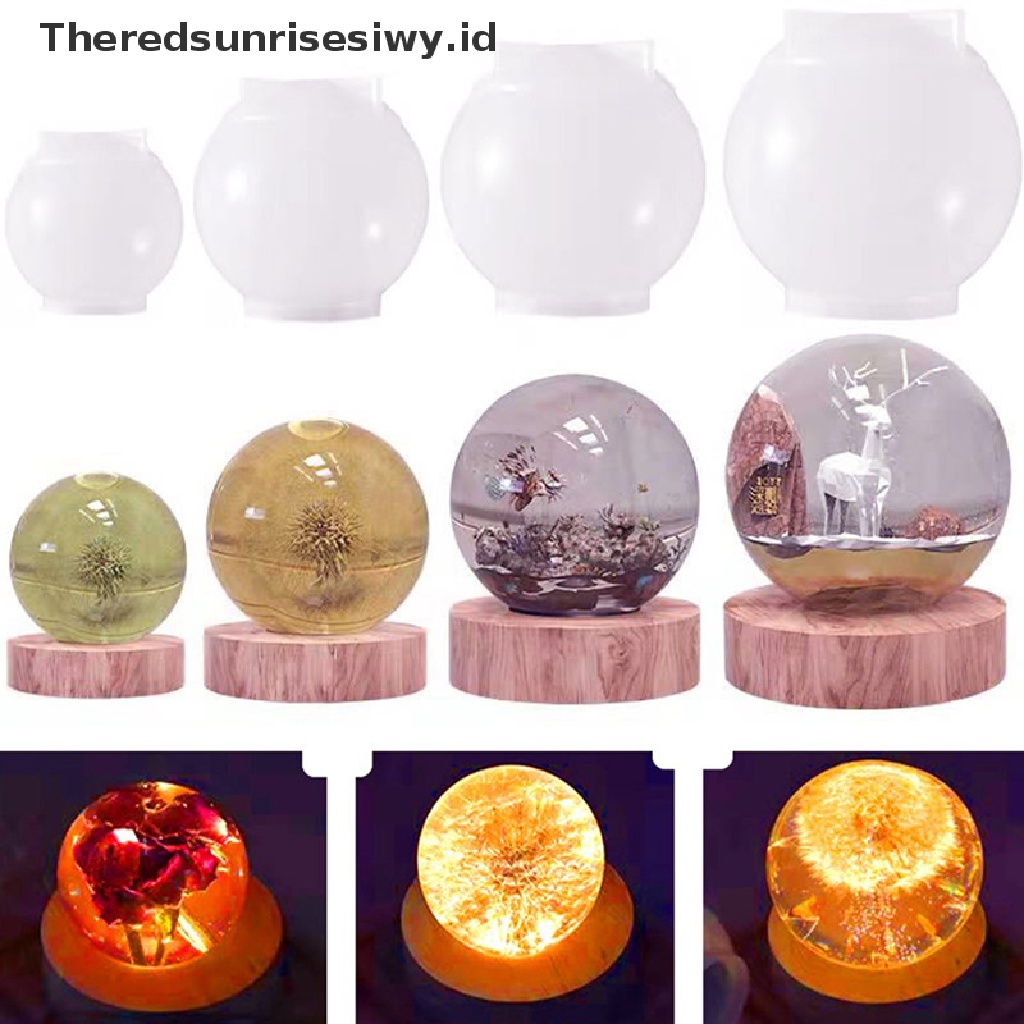 # Alat Rumah Tangga # Cetakan Bola Kristal Led Bahan Silikon