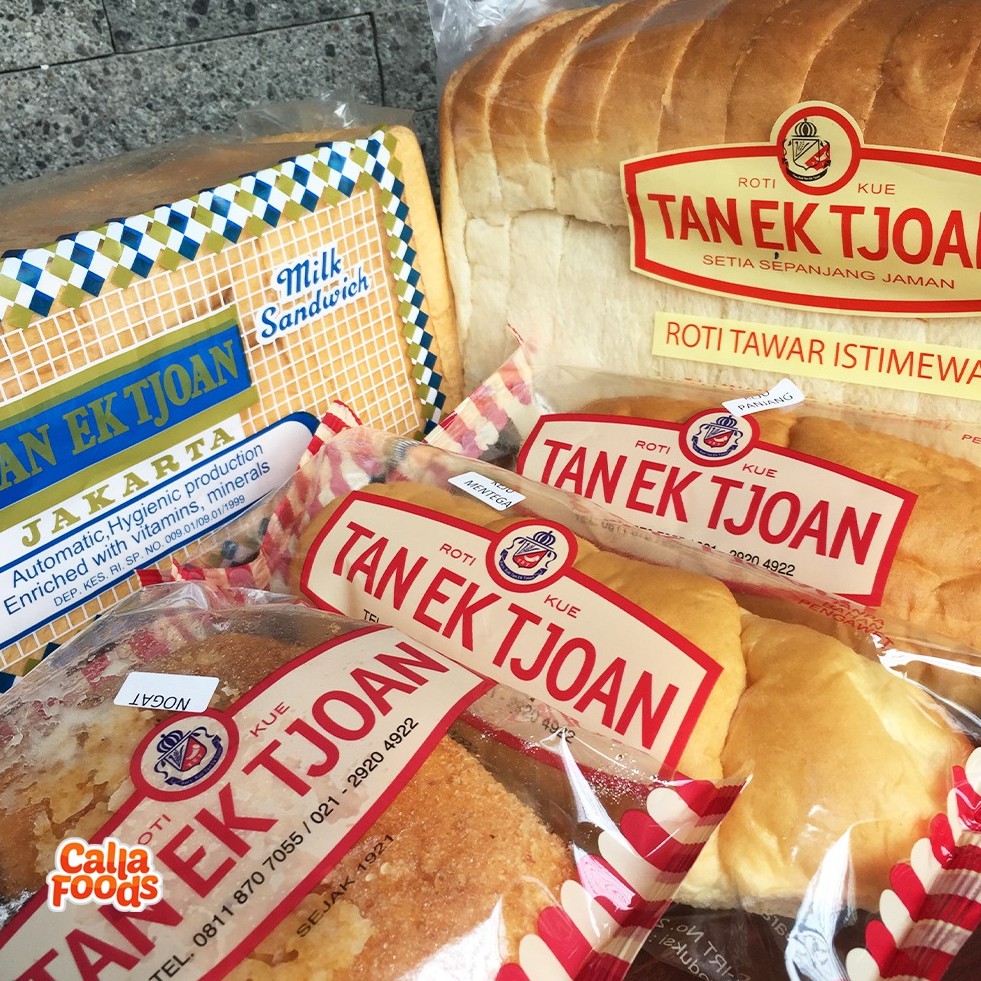 Roti Tan Ek Tjoan klasik dengan rasa manis dan tekstur lembut