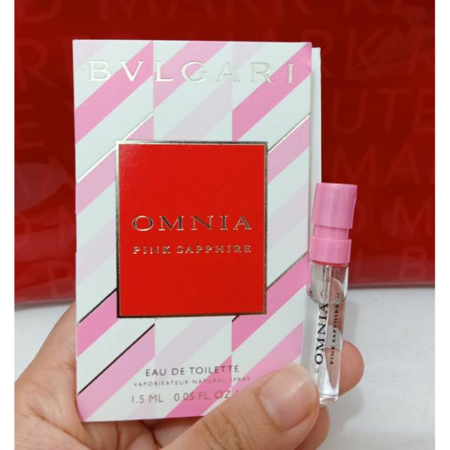Vial Parfum Bvlgari Omnia Pink Sapphire