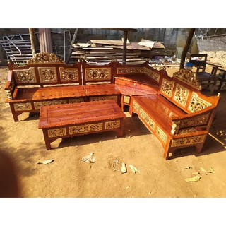 SET KURSI RUANG TAMU SUDUT LETER L MOTIF UKIRAN MAHKOTA SET KURSI RUANG TAMU SUDUT LETER L MOTIF UKIRAN MAHKOTA