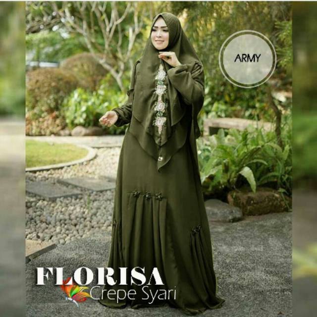 SYARI FLORISA BORDIR 4 warna