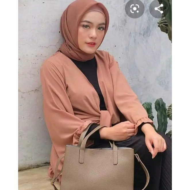 Baju Atasan wanita terbaru septiani cardigan kekinian