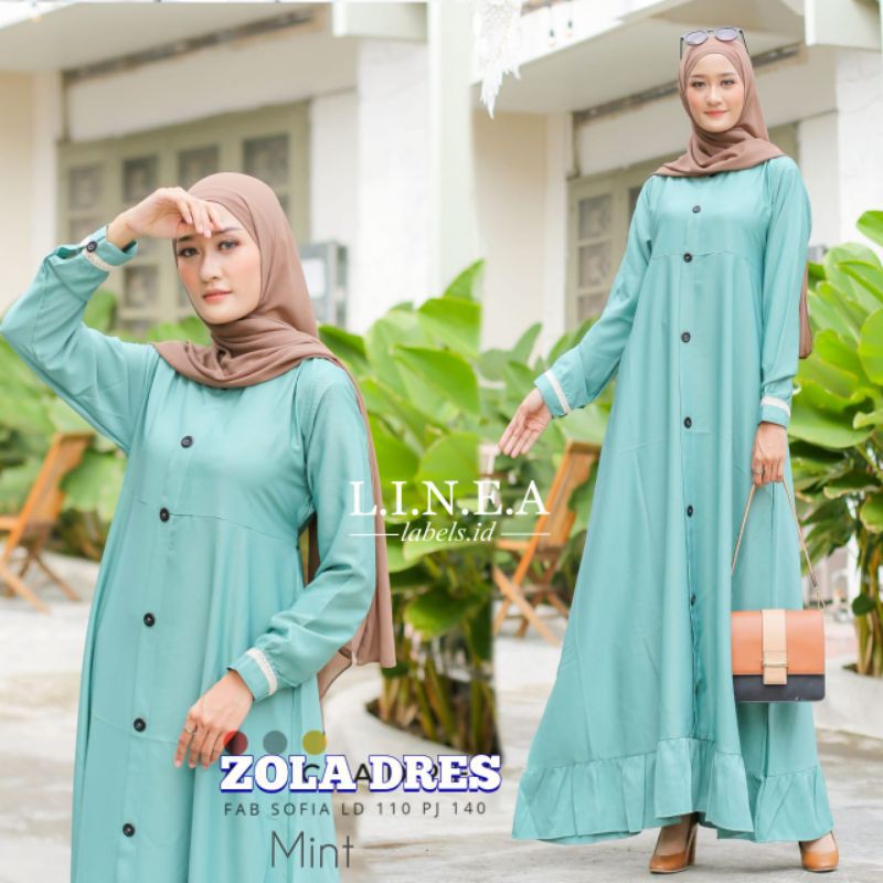 zola dress ori linea label