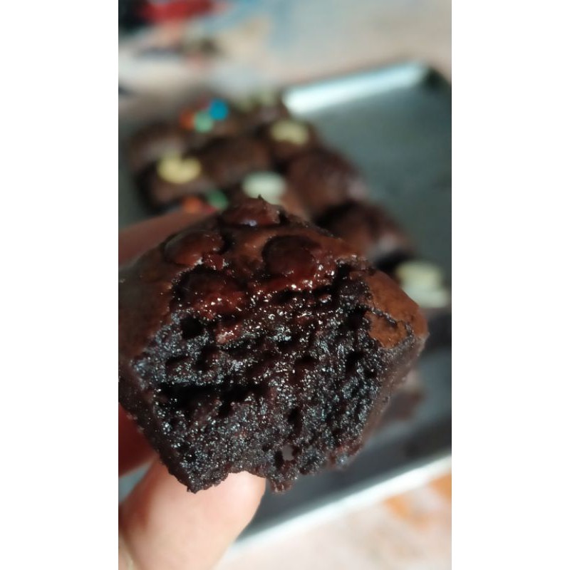 

Fudgy brownies.