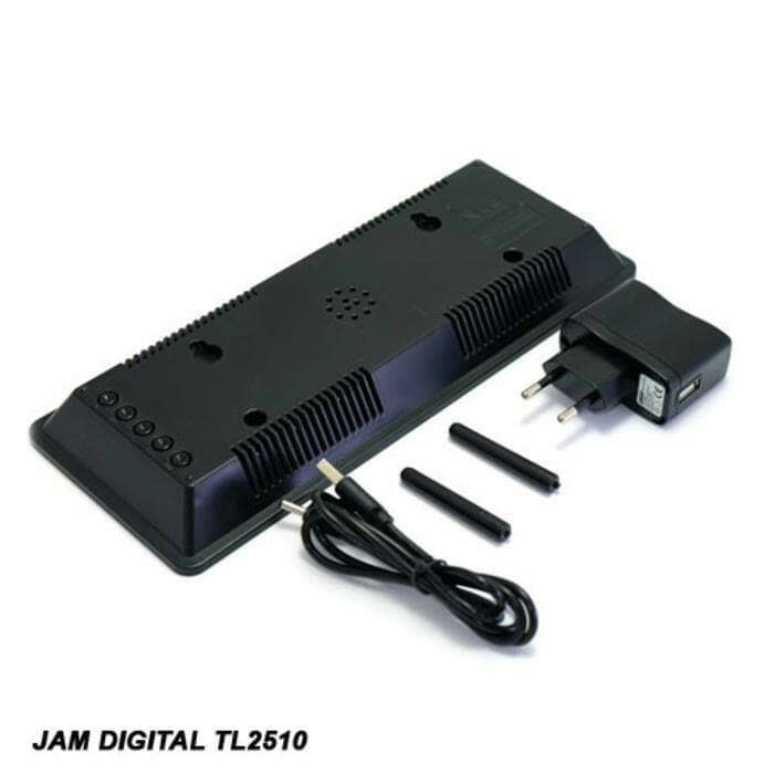 Sonifer Jam Meja Led Digital SMS-2510 Merah