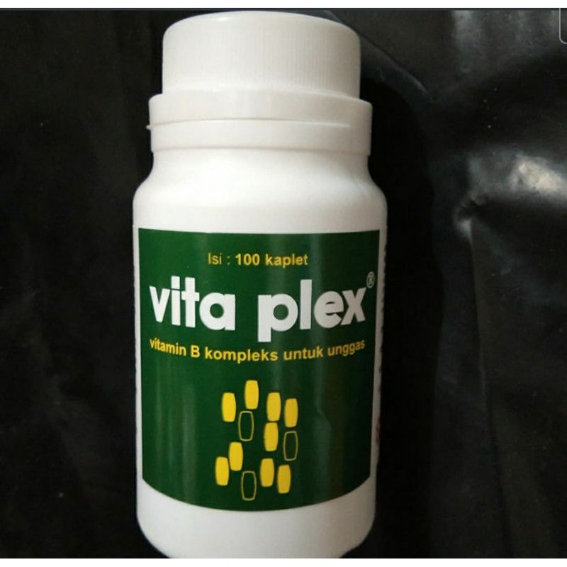 VITAPLEK 1 BOTOL 100tablet obat vitamin vita plek bekom bcomplek nafsu makan