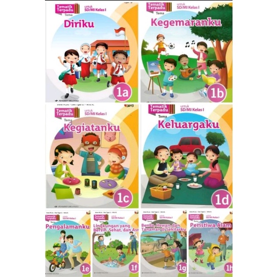 Erlangga Tematik terpadu Kelas 1 A - H