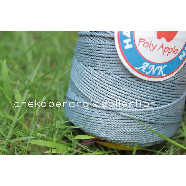 Benang Rajut Poly Apel / Apple Yarn - 1867 (Abu-abu)